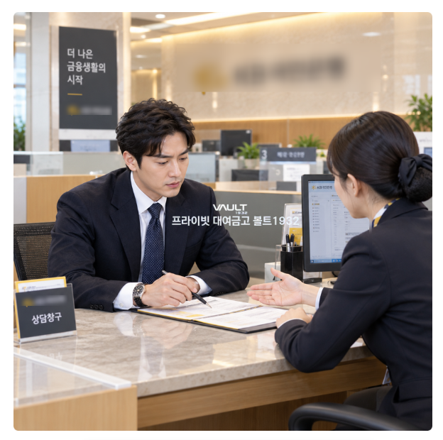 은행 대여금고 이용절차